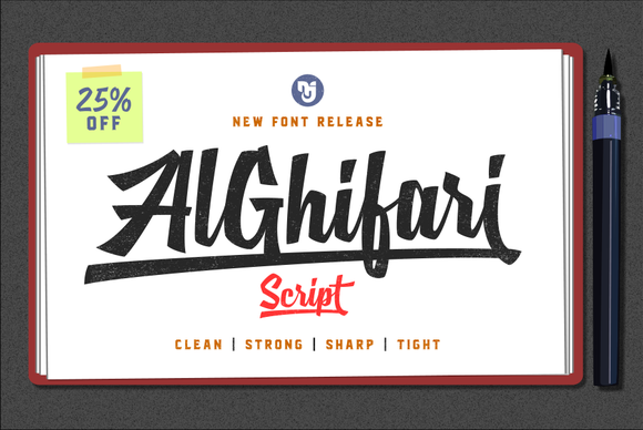 AlGhifari Script Typeface for Modern Web Design