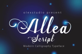 Allea Script: A Modern Calligraphy Typeface for Makers