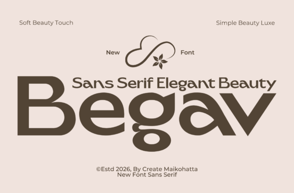 Begav: A Modern Elegant Sans Serif Font for Web Design