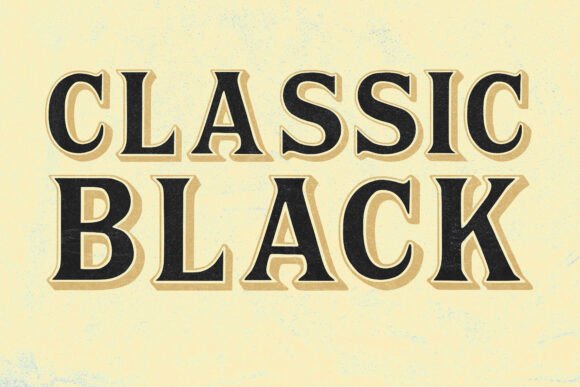 Classic Black Font for Bold Marketing Visuals