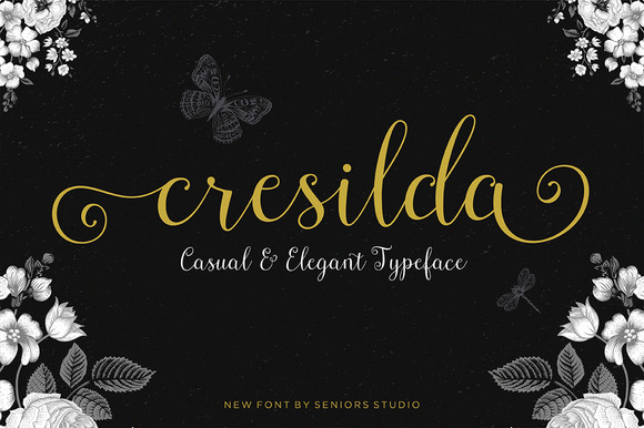 Cresilda Script: A Fluid Handwritten Typeface for Makers