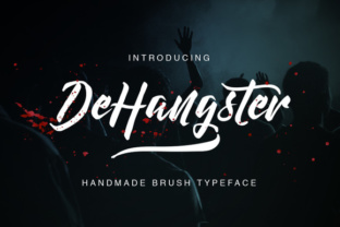 DeHangster: A Natural Script Font for Makers