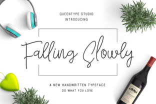 Falling Slowly Typeface for Web Design