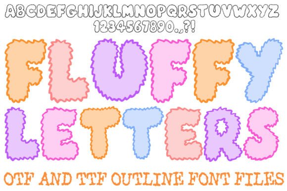 Fluffy Letters Font for Warm Brand Identity