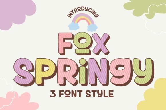Fox Springy: The Playful Display Font for Bold Campaigns