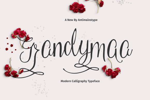Grandymaa Script Font for Handmade Branding