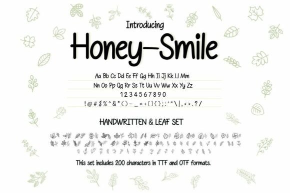 Honey–smile Font Review for Organic Branding