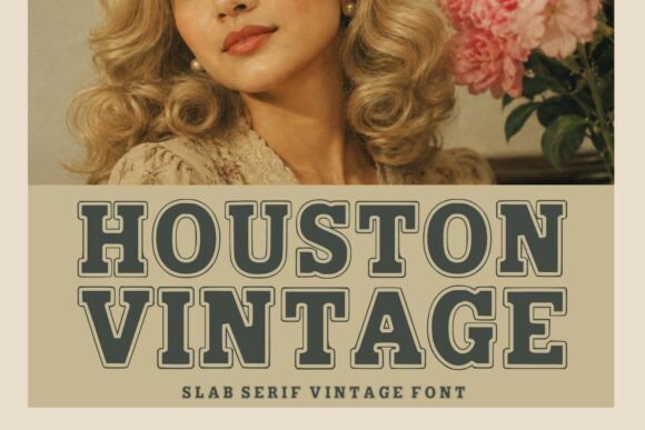 Houston Vintage Typeface for Bold Branding