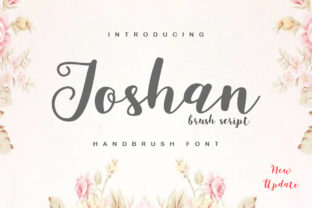 Joshan Brush: A Hand-Painted Typeface for Modern Web Design