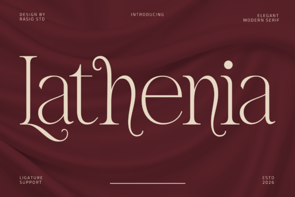 Lathenia Font Review for Makers
