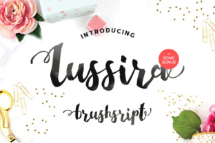 Lussira Brushscript: A Watercolor Typeface Review