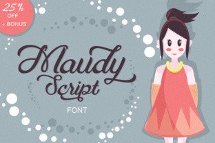 Maudy Script Typeface for Bold Campaign Design