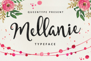 Mellanie Typeface for Handmade Branding