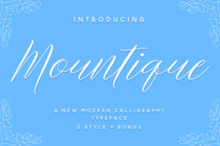 Mountique Font for Elegant Handmade Branding