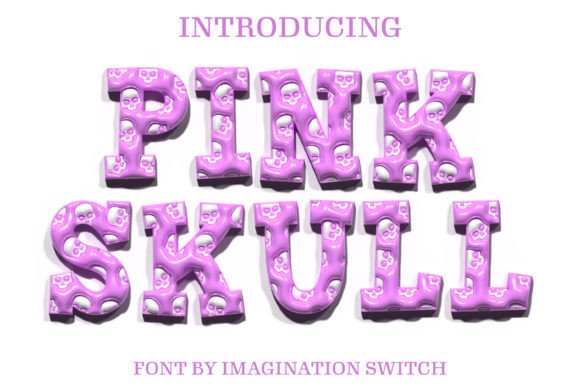 Pink Skull 3d: A Bold Typeface for Modern Branding
