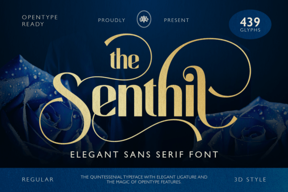 Senthil: The Elegant Sans Serif Font for Luxury Branding
