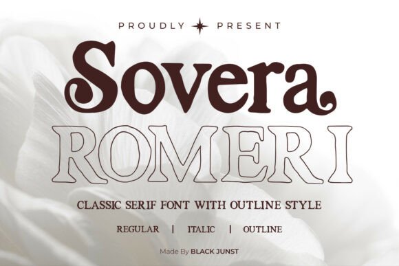 Sovera Romeri: A Serif Font for Modern Luxury Branding