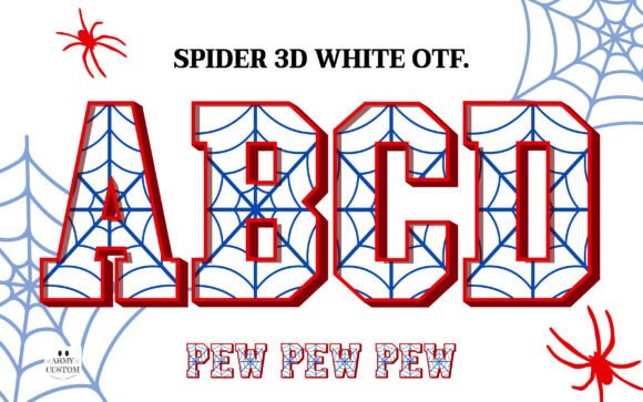 Spider 3d White: A Modern Typeface for Editorial Design