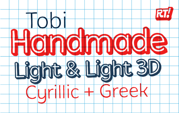 Tobi Handmade Light Font for Playful Branding